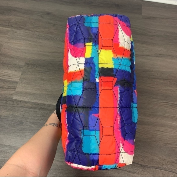 Kate Spade Bon Shopper Signature Spade Quilted Multi Color Tote Bag - Picture 4 of 10